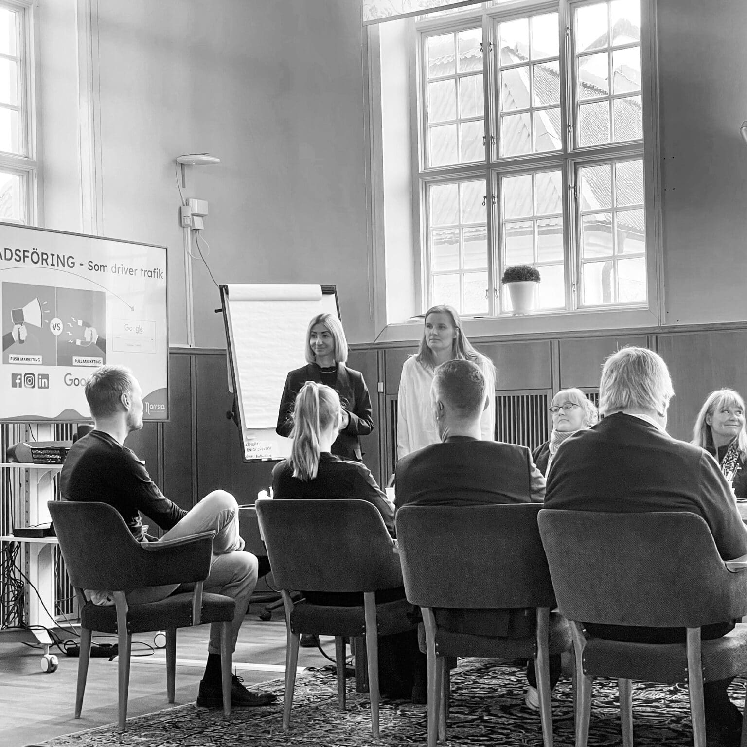 Norrsia och Digitalisterna utbildar företagare